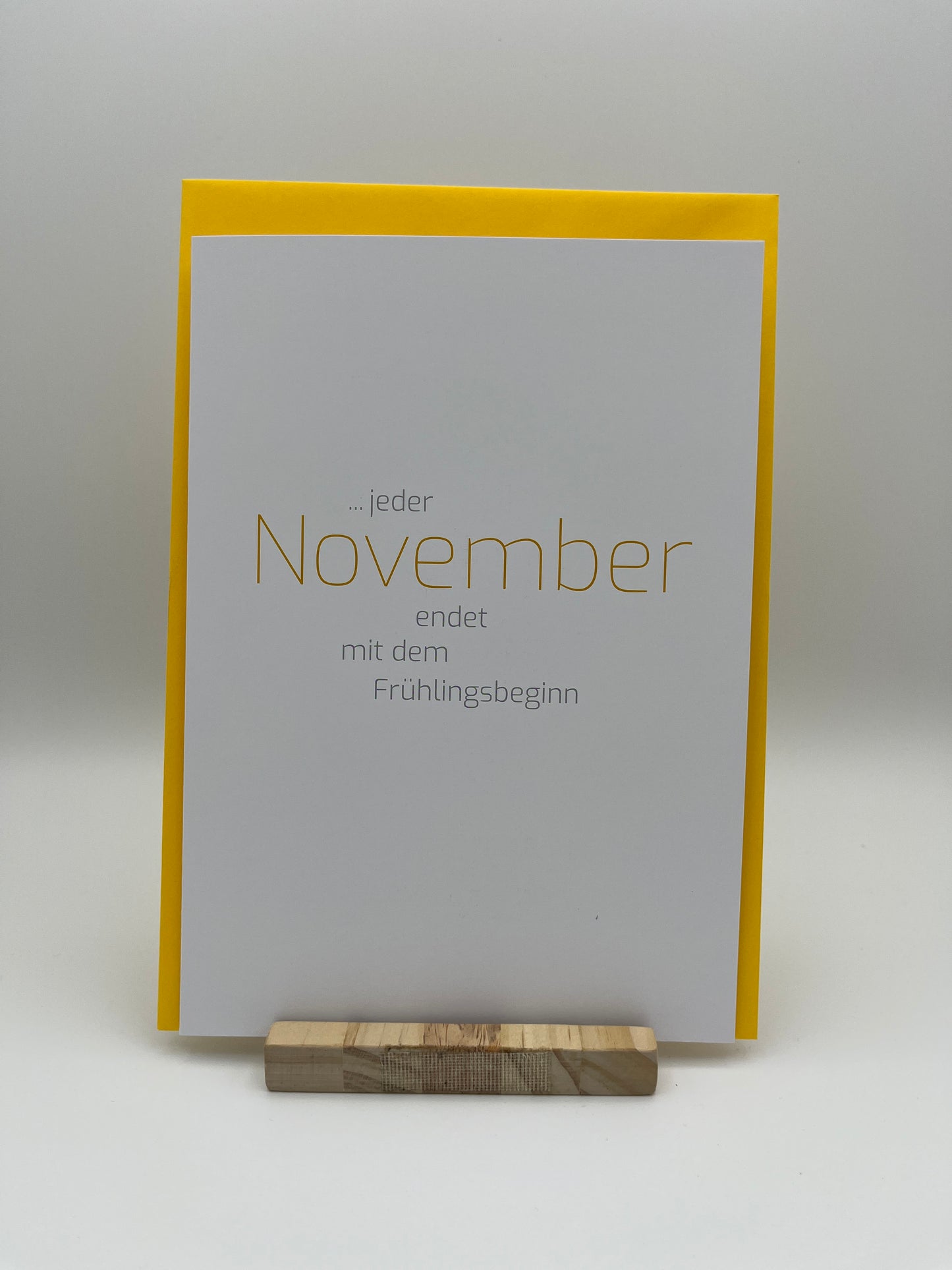 Mutmachkarte "November" mit CD