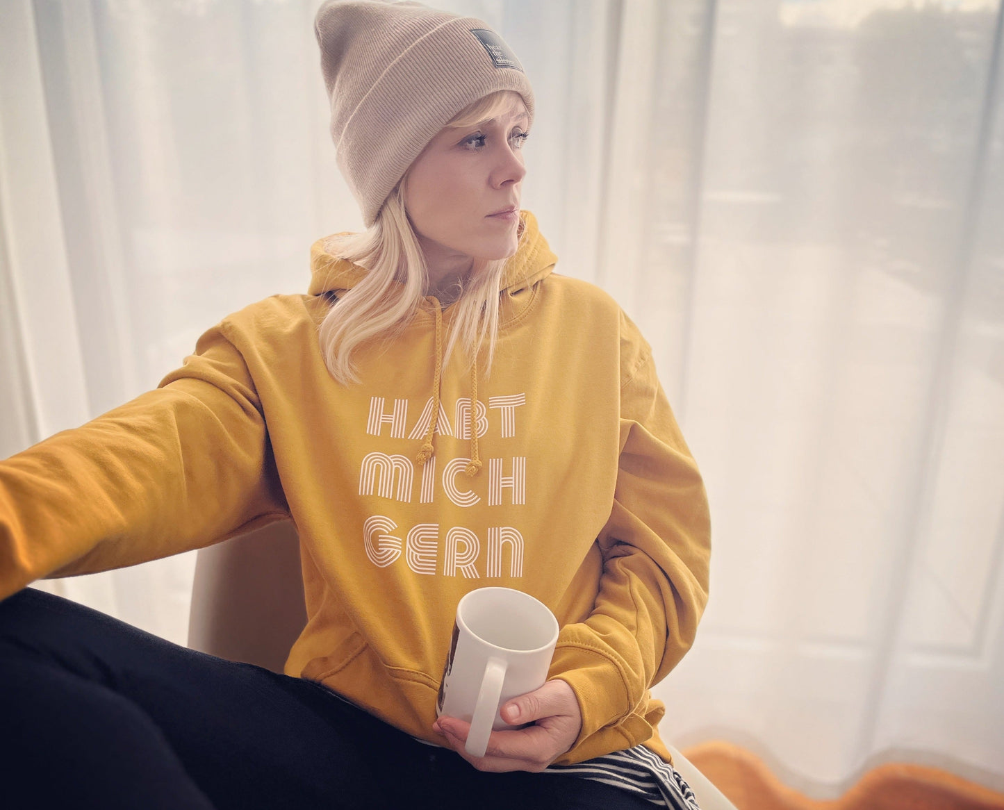 Hoodie - "Habt mich gern" - unisex