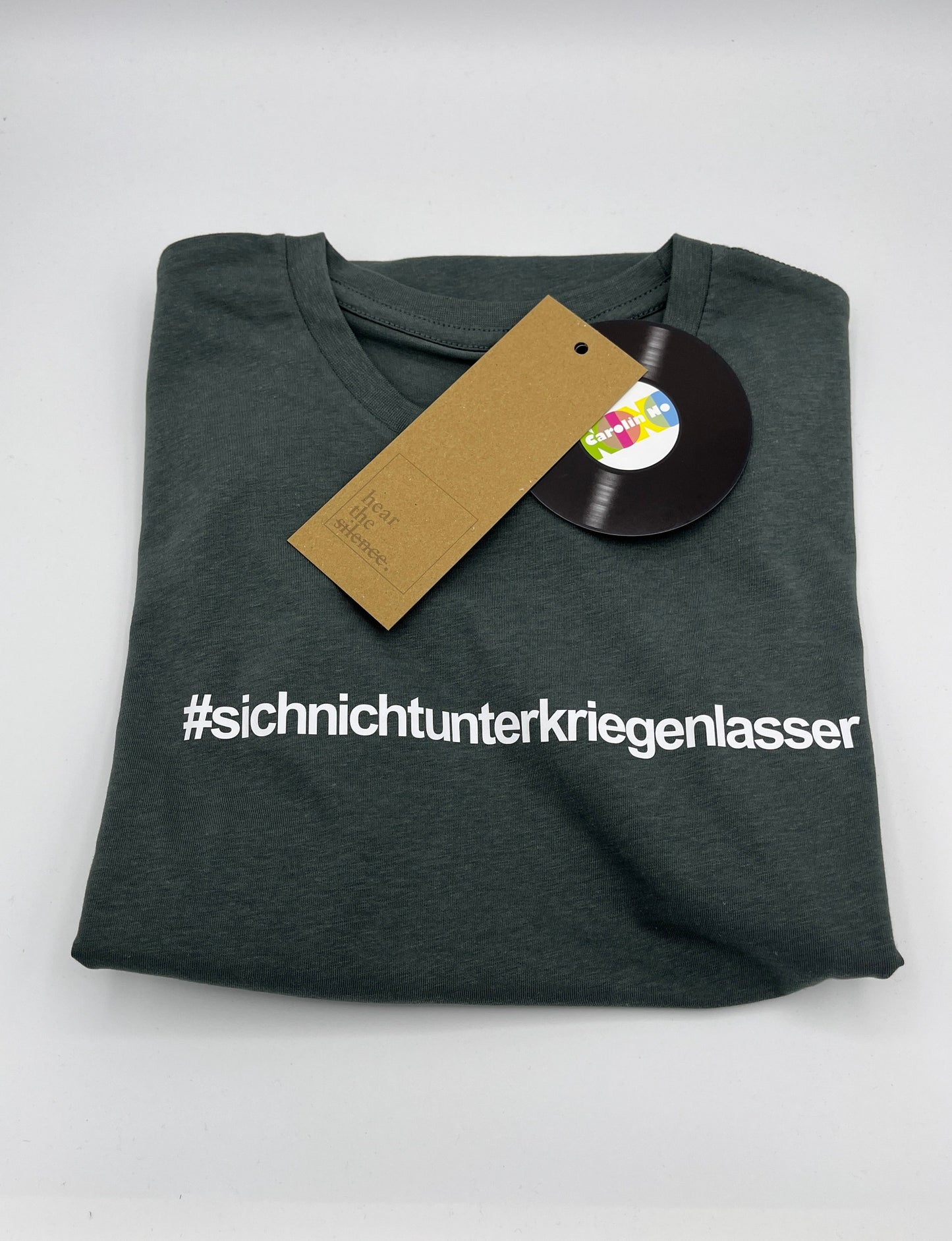 T-Shirt - "SichNichtUnterkriegenLasser" - Herren - millenial khaki