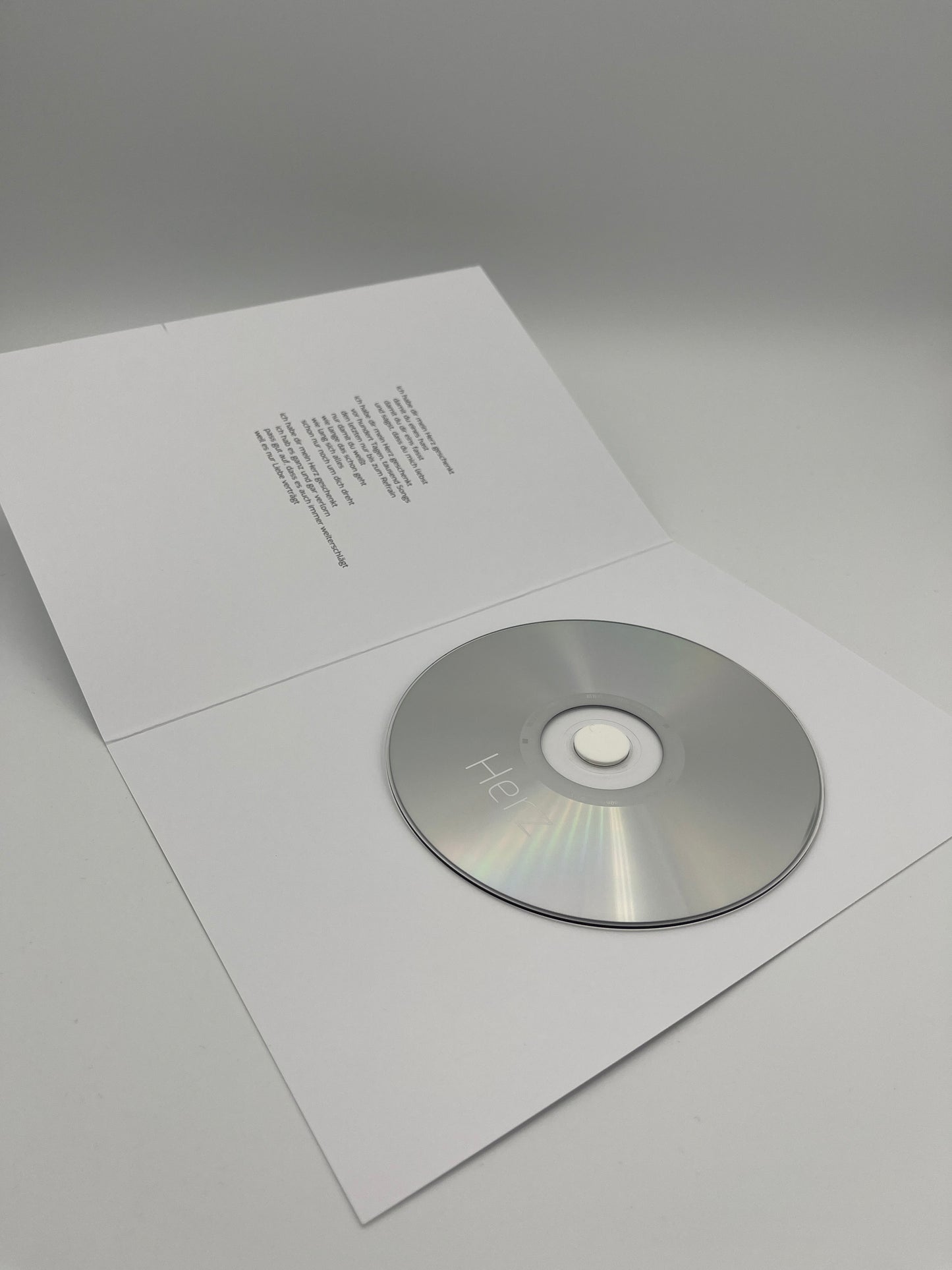Musikkarte "Herz" mit CD