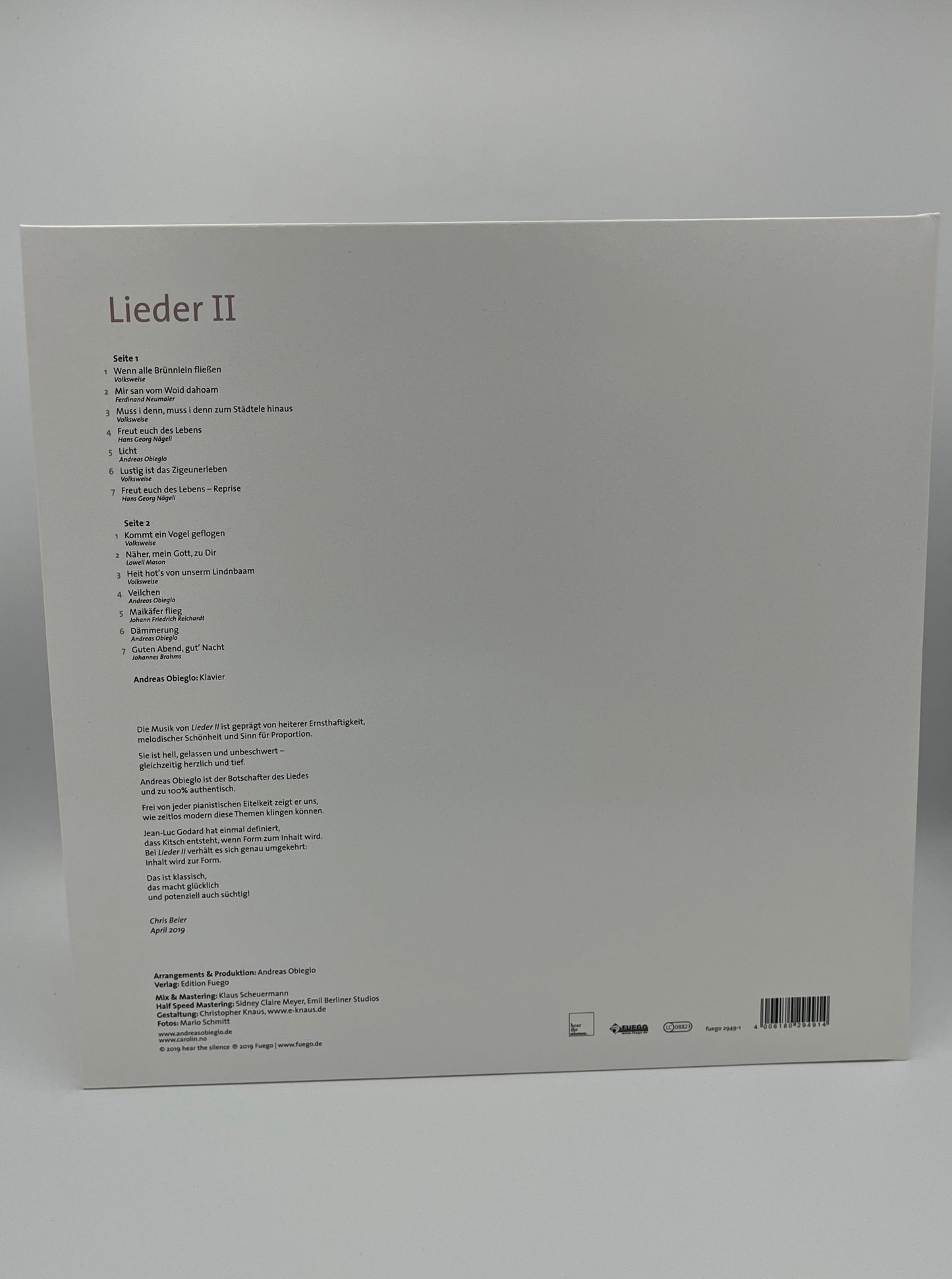 LP - "Lieder II"